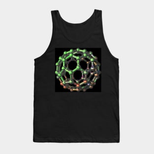 C70 Fullerene - Buckyball Carbon Molecule Tank Top